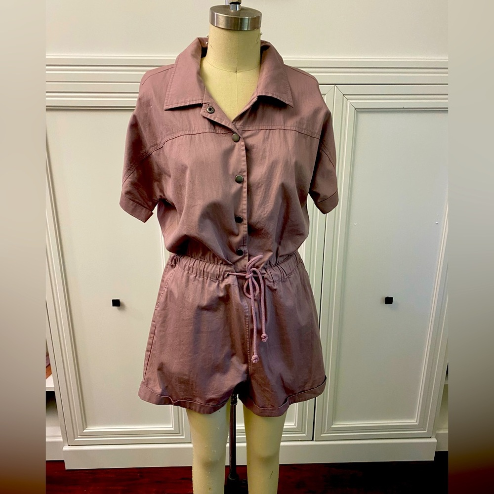 Mauve purple romper size L